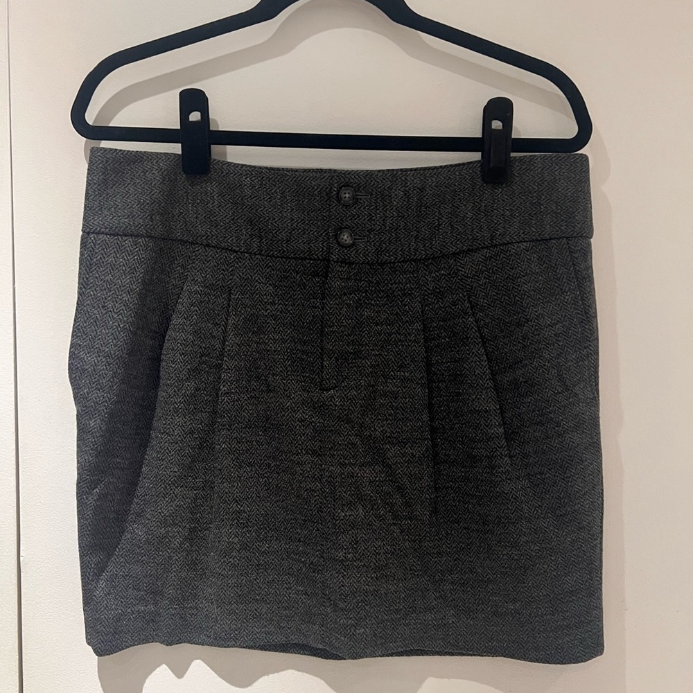 Banana Republic Wool Gray Women's Skirt